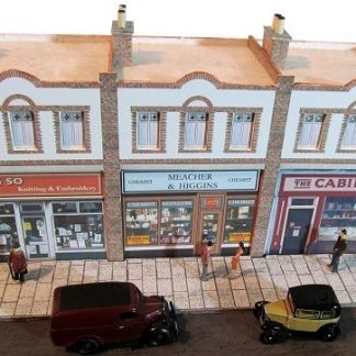 Kingsway 00 scale, Small Suburban Shops parade (3), Kit build service.