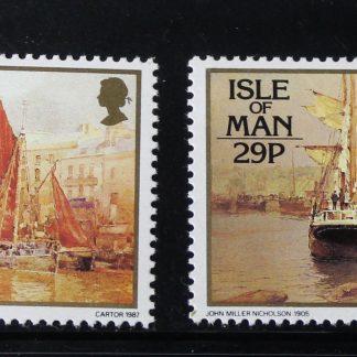 Isle of man 1987 Nicholson ships set, MNH UM