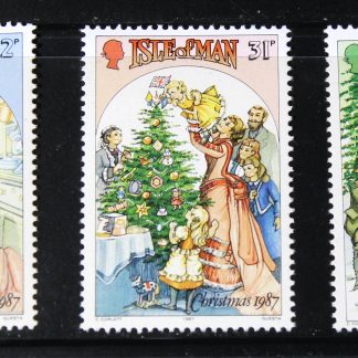 Isle of man 1987 Christmas set, MNH UM