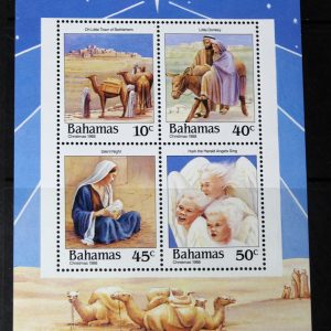 Bahamas 1988 Christmas minisheet set, MNH UM