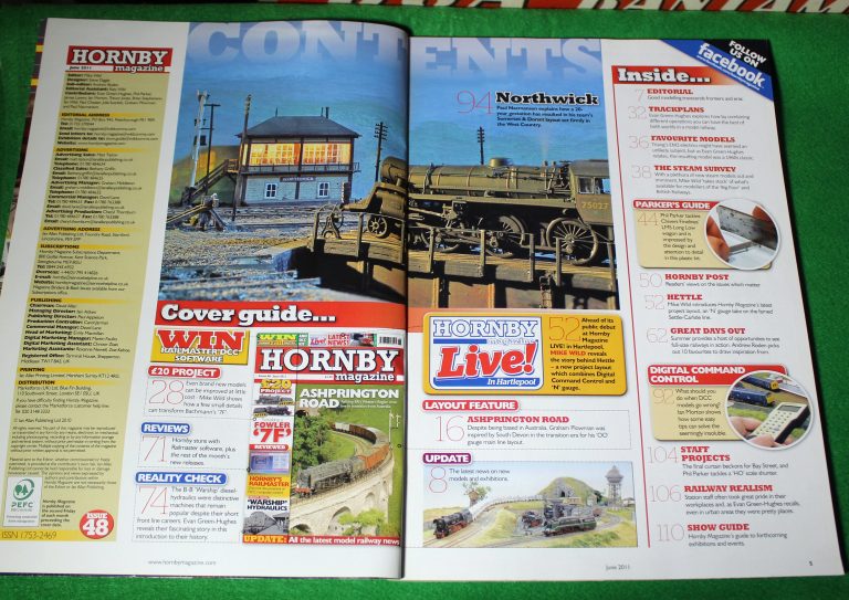 Hornby magazine June 2011, Ashrington road, Warship hydraulics - Image 2