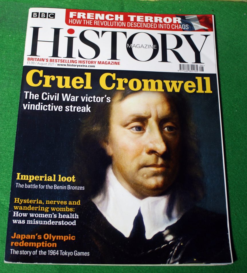 BBC History magazine, August  2021, Cromwell, French revolution