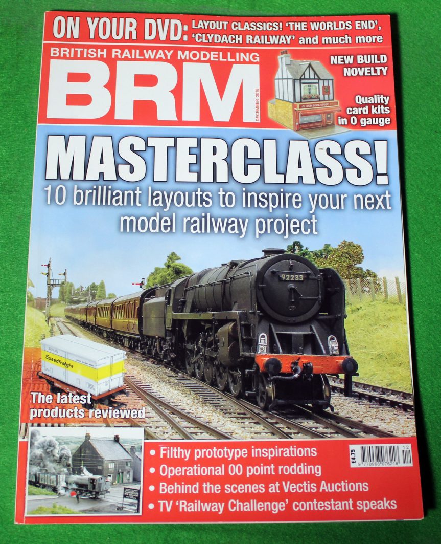 BRM magazine, Nov. 2018, City builder 0 gauge buildings,
