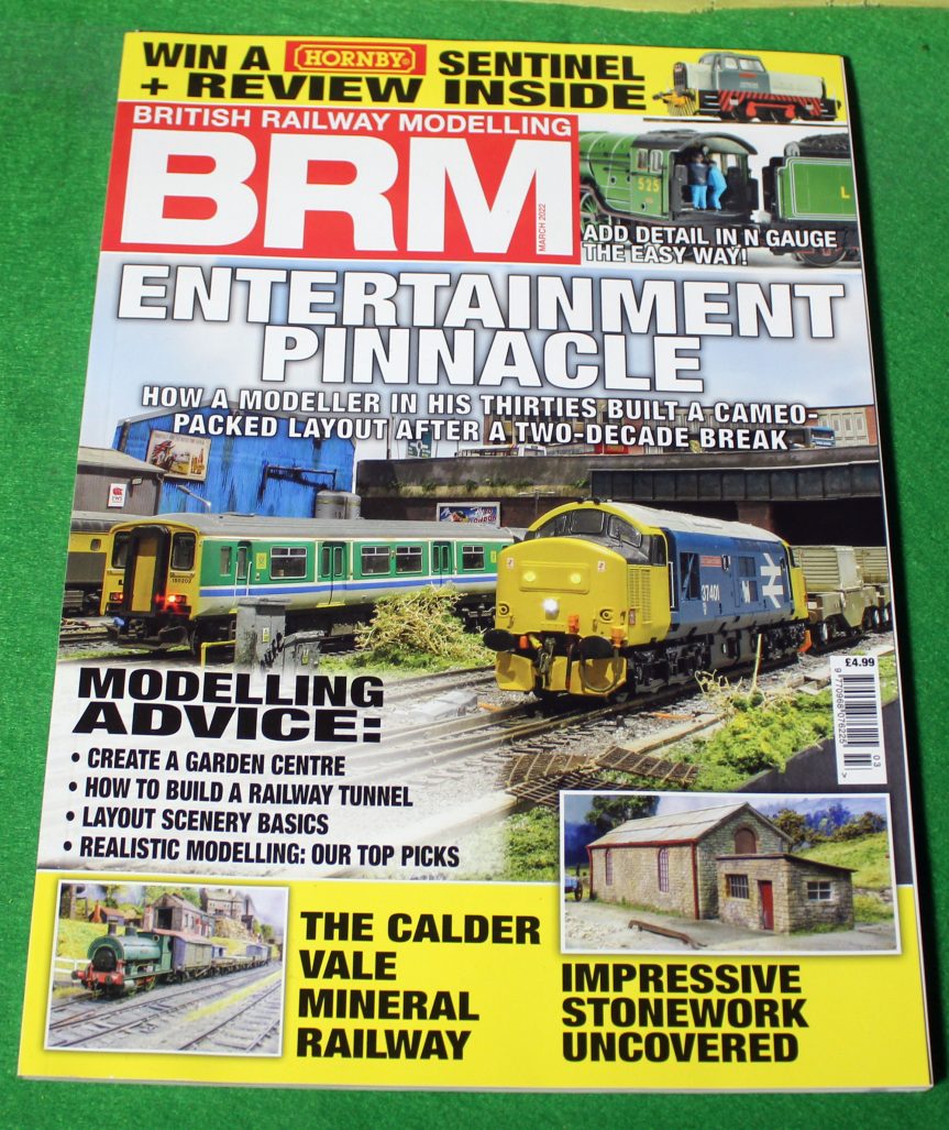 BRM magazine March 2022, Calder Vale mineral railway, impressive stonework.