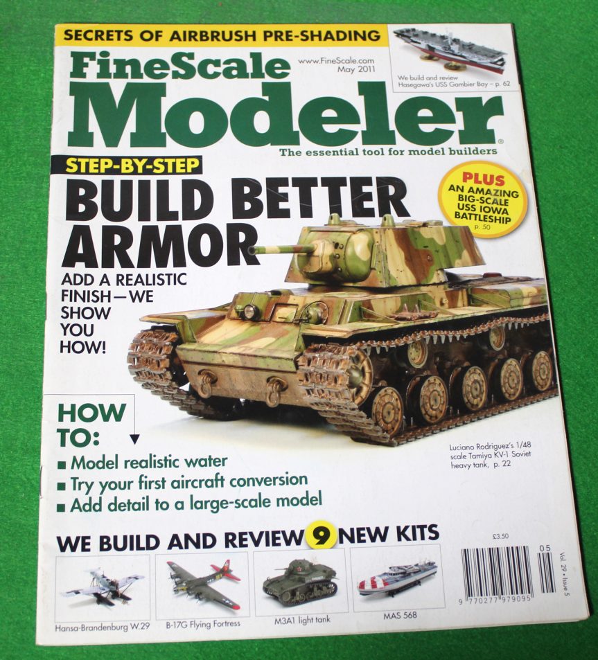 Fine Scale Modeller magazine, May.  2011,Soviet tanks, Thunderchief