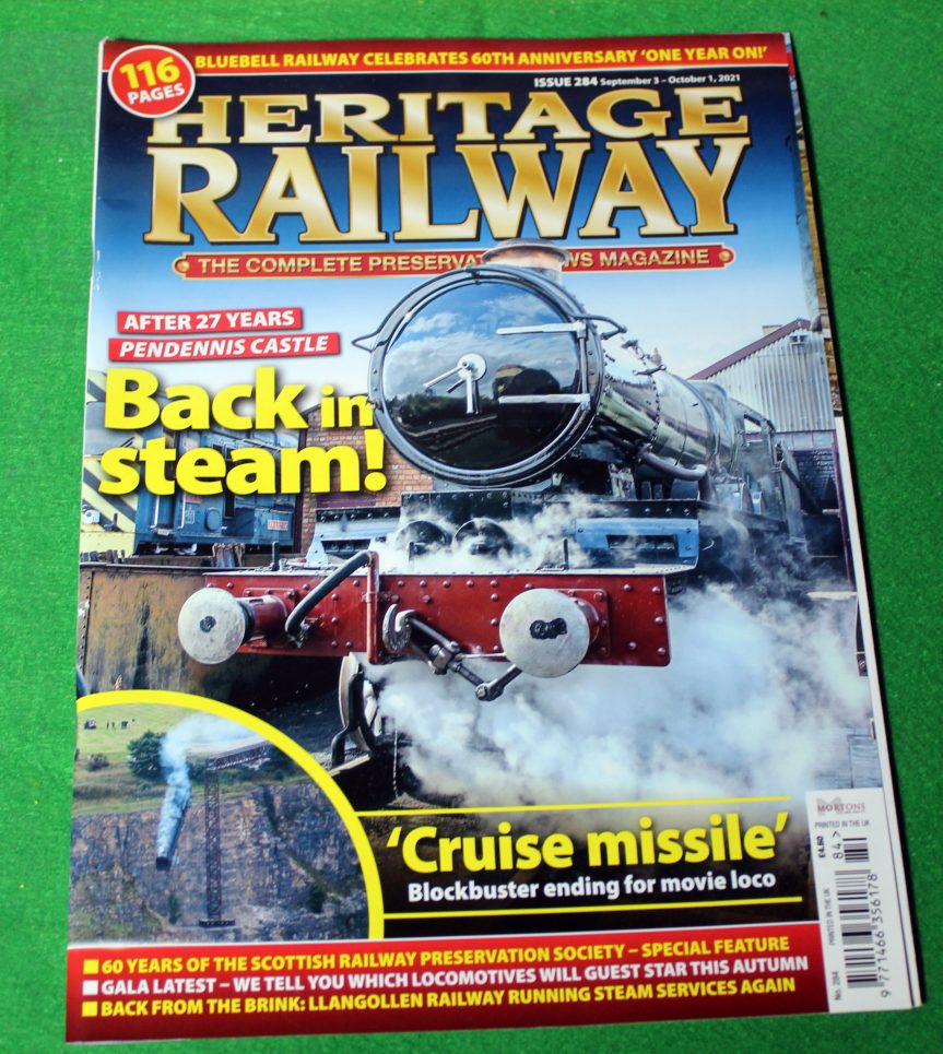 Heritage Railway magazine, Sept. 2021,Pendennis Castle
