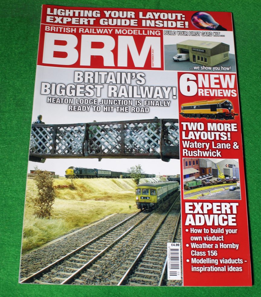 BRM magazine, September. 2021, Build a viaduct, Hornby class 156.