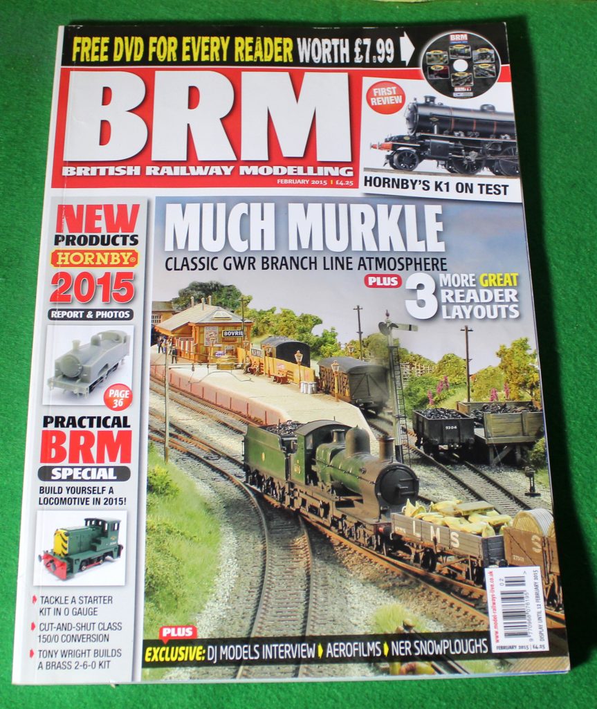 BRM magazine, Feb. 2015, GWR branch line, Hornby K1