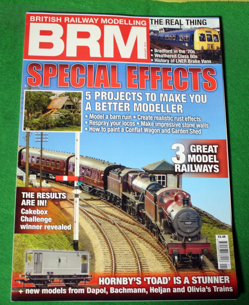 BRM magazine, Jan. 2019, Hornby Toad, LNER brake vans