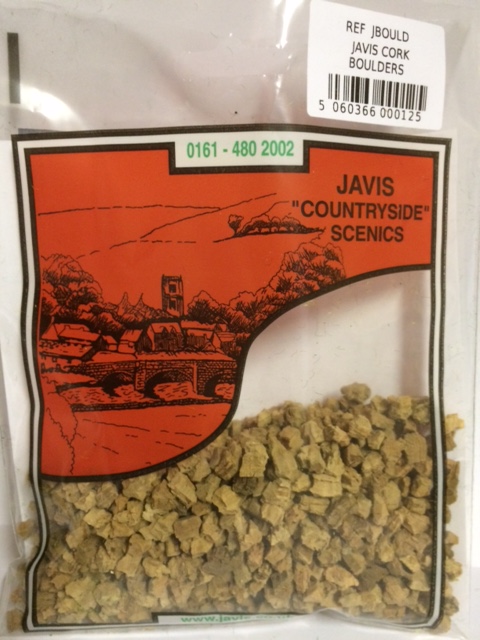 Javis, cork boulders. rocks, quarries, model railways.