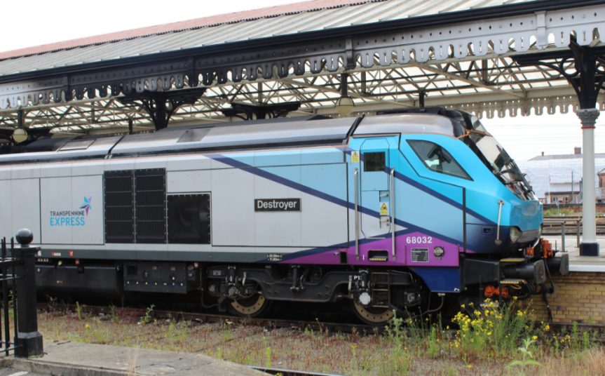 York station, Class 68 Destroyer, June 2022, 8″x 6″ glossy photo