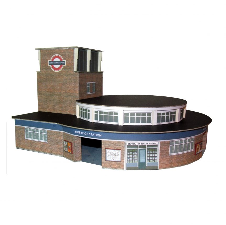 Kingsway, 00 scale, Redbridge Underground Station, ready-made
