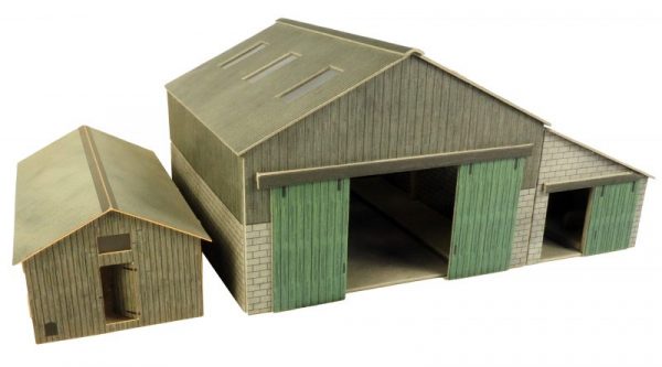 Metcalfe 00 scale Farm buildings bundle, ready-made - Image 2