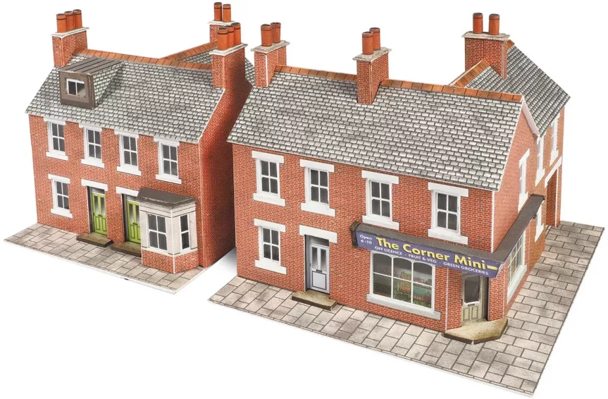 Metcalfe N, PN116 Corner shop and pub in brick, ready-made