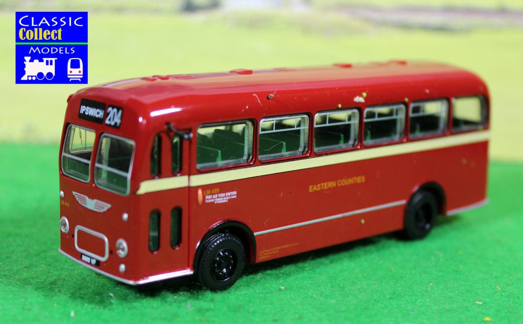BT Models 00 Scale Bristol Lodekka MW Eastern Counties Bus Model