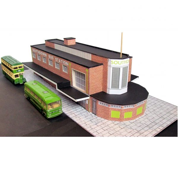 Kingsway, 00 scale, Southdown Haywards Heath bus station, Ready-Made - Image 3