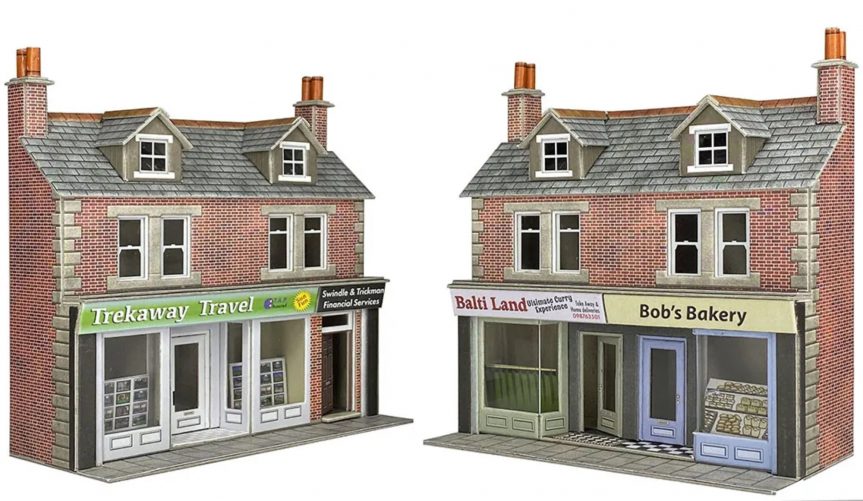 Metcalfe PO306/ 307, 00 scale, Shopfronts, Kit build service-Lit or unlit.