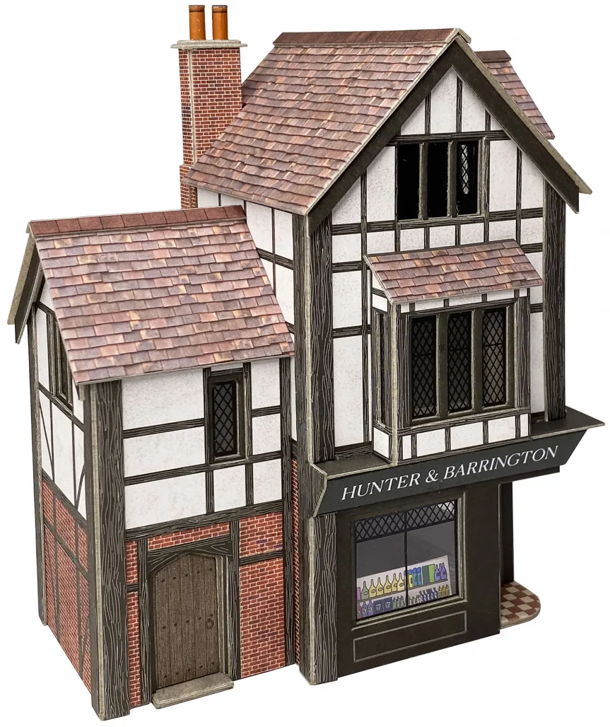 Metcalfe PO350, 00 scale, No 1 Market Street, Kit build service-Lit or unlit.