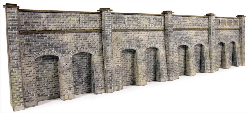Metcalfe PN 144, N Gauge Stone Retaining Wall, ready-made