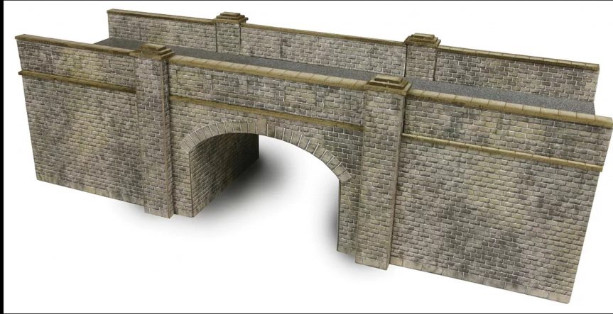 Metcalfe PN 147, N Gauge Stone bridge, ready-made
