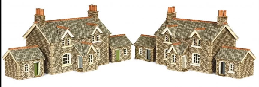 Metcalfe PN 155, N Gauge Workers Cottages, ready-made