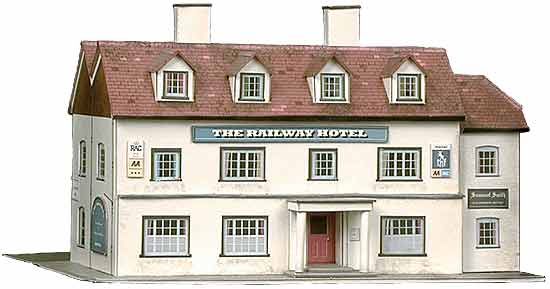 Superquick, 00 Vintage Hotel, Ready-Made Building. Lit or Unlit