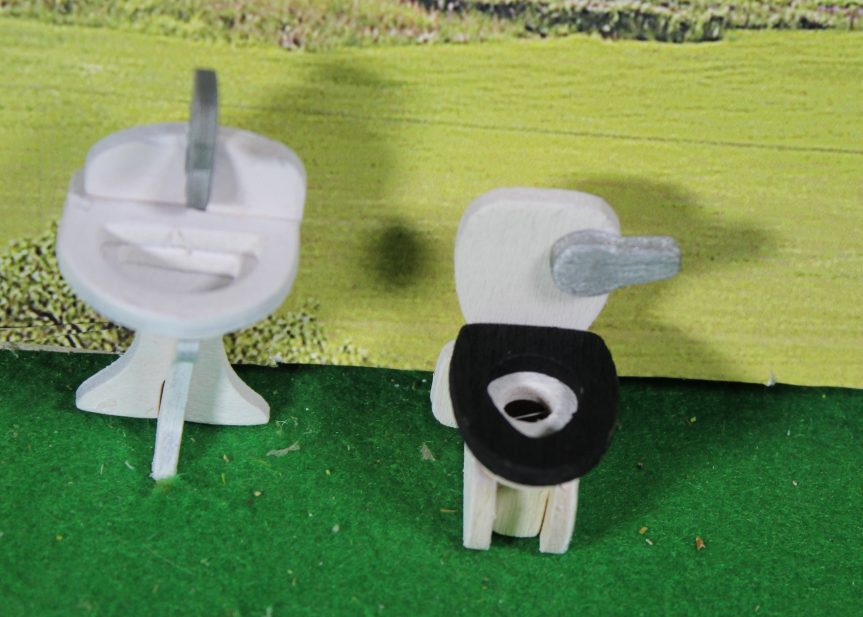 1:24 scale, Dolls House, Bath, Toilet & Washbasin, Bathroom Set.