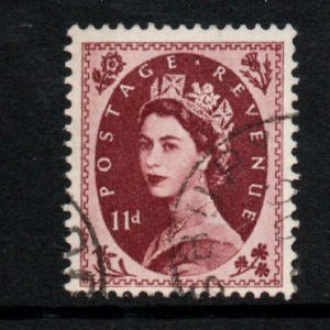 GB 1952 11d Plum SG. 528 FU CDS.