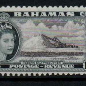 Bahamas 1954 £1  Black & Slate Black, MM, SG215.