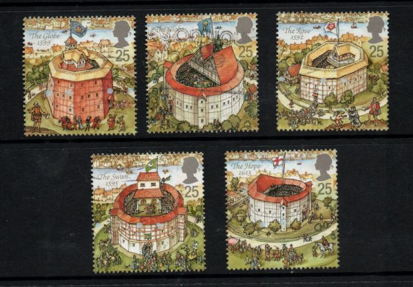 GB 1995 Globe Theatre Set FU CDS.