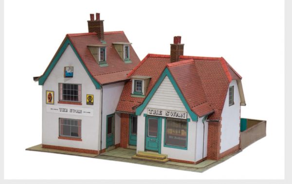 Superquick, 00 Swan Inn, Ready-Made Building. Lit or Unlit