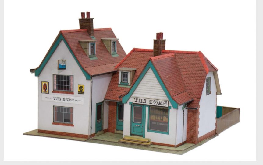 Superquick, 00 Swan Inn, Ready-Made Building. Lit or Unlit