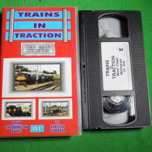 Trains In Traction West Coast Memories- Mint VHS Tape.