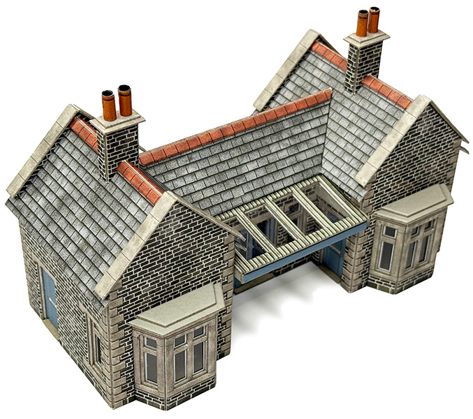 Metcalfe PO315 00/HO Scale Little Cardleywick Station, ** Ready-Made **. - Image 3