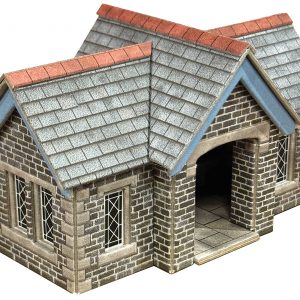Metcalfe PO316 00/HO Scale Little Cardleywick Station Shelter, ** Ready-Made **.