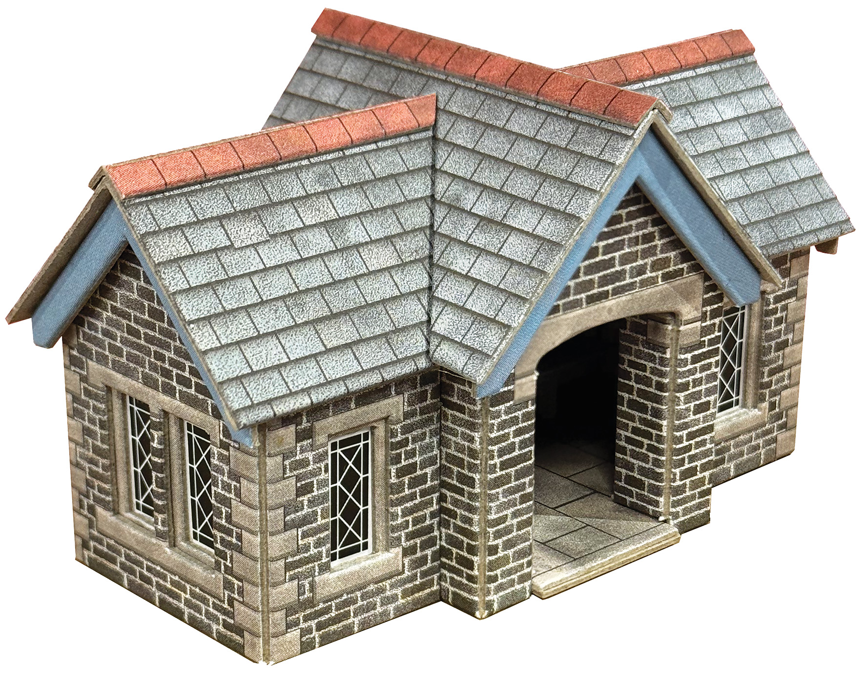 Metcalfe PO316 00/HO Scale Little Cardleywick Station Shelter, ** Ready-Made **.