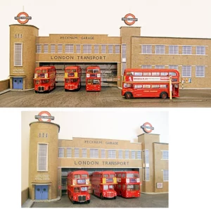 Kingsway, Peckham London Transport bus garage, ready-made