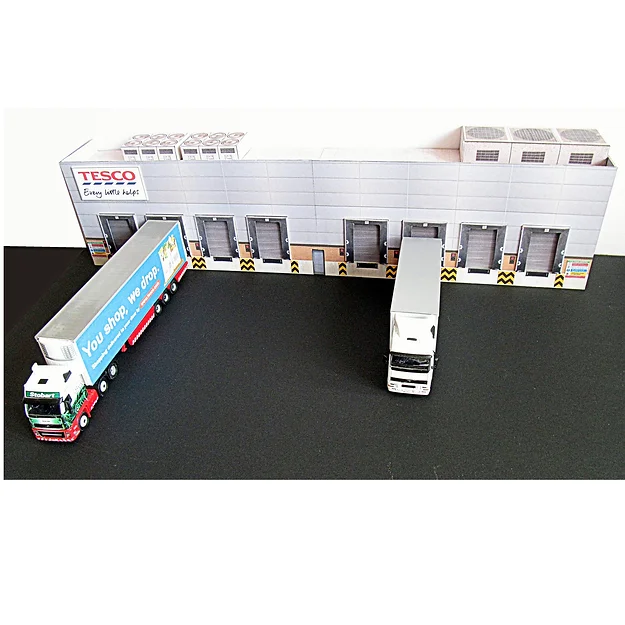 Kingsway, 00 scale, Truck Loading Bay, Supermarkets, ready-made. - Image 3