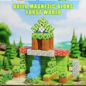 Set Minecraft Magnetic Building Blocks Children Kids Educational Toy Gifts