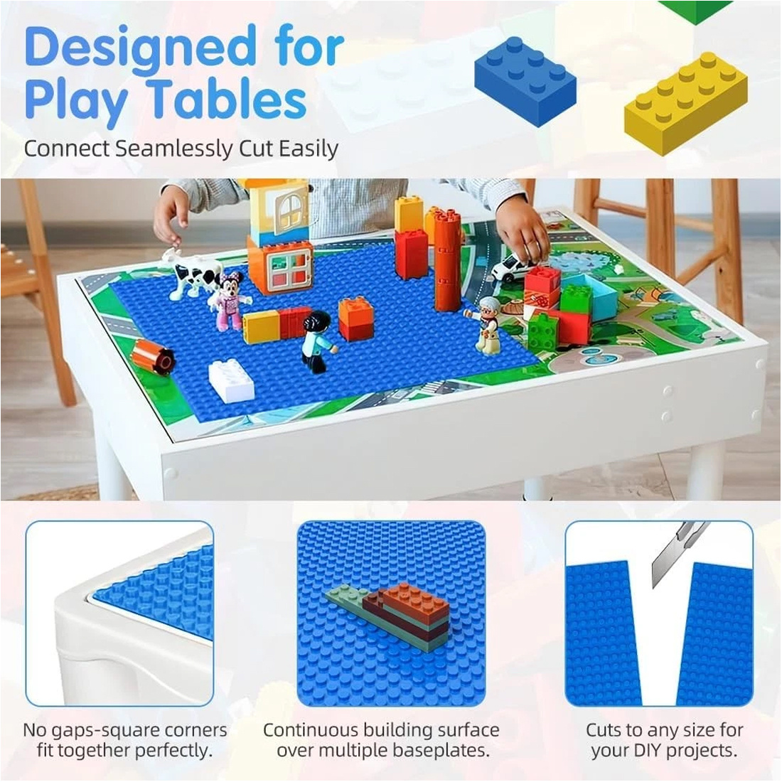 9pcs Baseboard, Educational Accessories, Toy Baseboard, Wall Base - Image 5