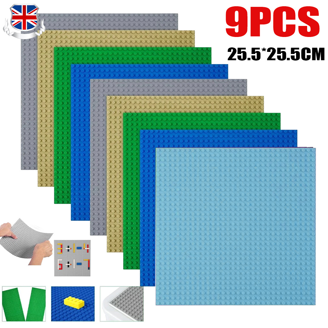 9pcs Baseboard, Educational Accessories, Toy Baseboard, Wall Base - Image 8
