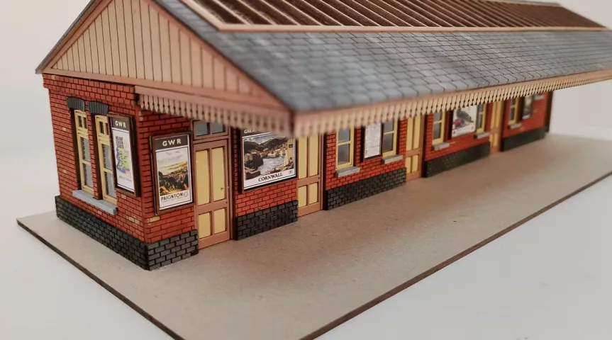 OO Gauge GWR Station Built and ready to display