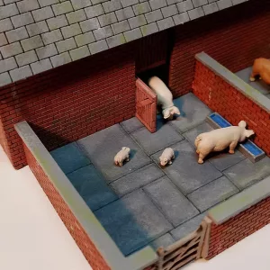OO Gauge Piggery Built and ready to display