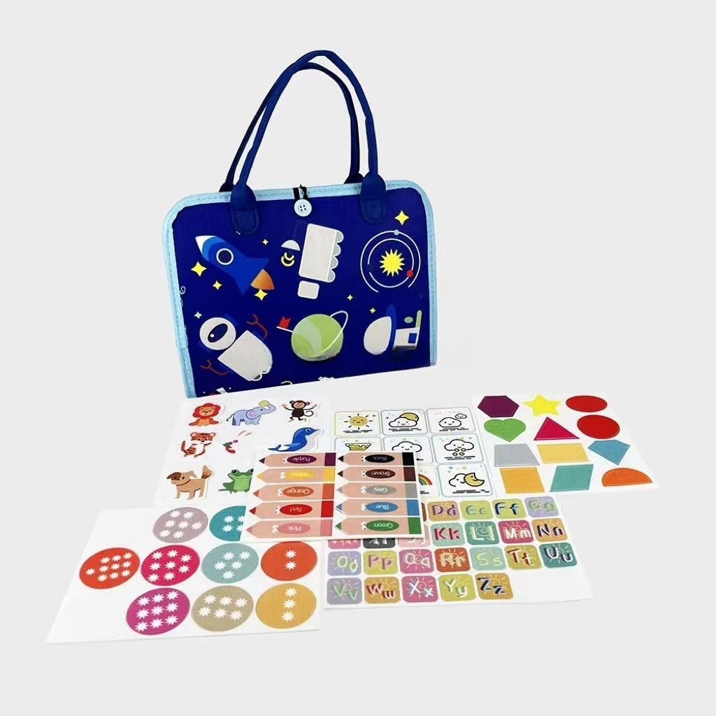 Toddler Busy Board Intelligence Learning Toys Sensory Montessori Book Kids Game - Image 9