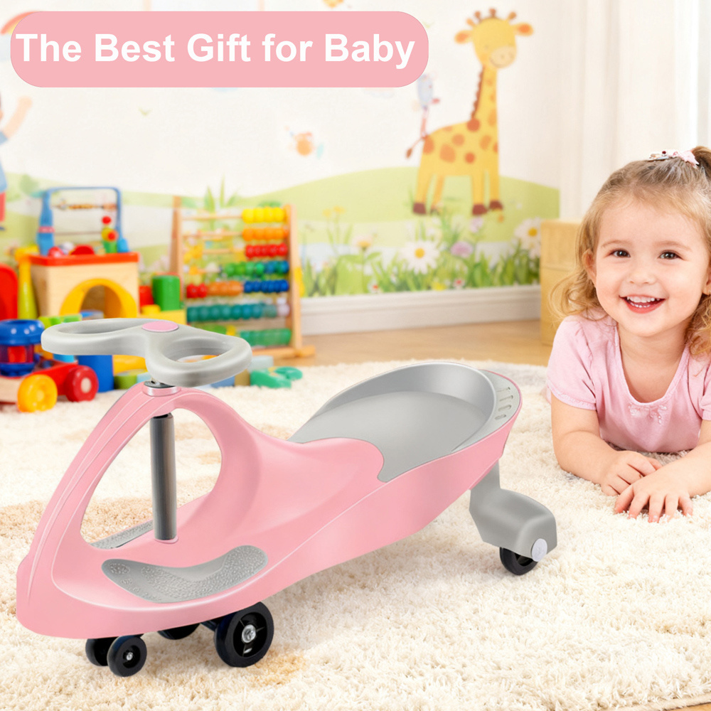 Swing Car Ride On Swivel Scooter Childrens Toy Kids Wiggle Gyro Twist & Go Gift - Image 2