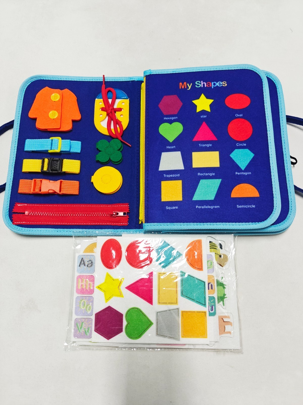 Toddler Busy Board Intelligence Learning Toys Sensory Montessori Book Kids Game - Image 5