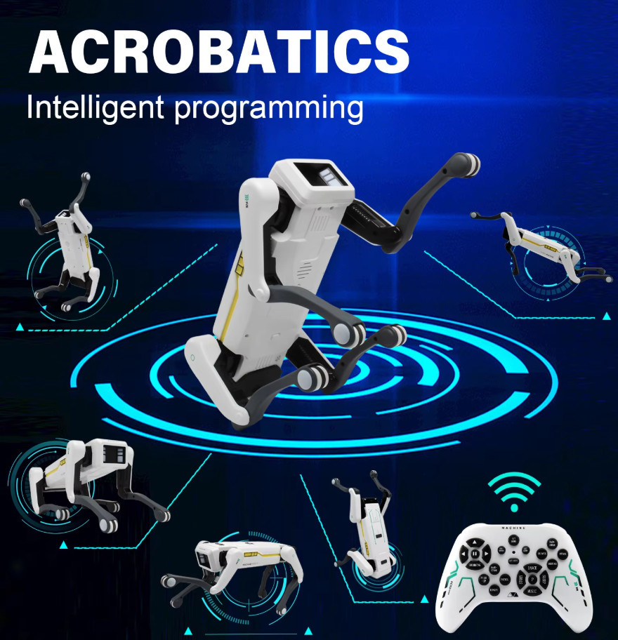 Intelligent AI RC Robot Dog Voice Dialogue APP Remote Control Programming Singin - Image 10