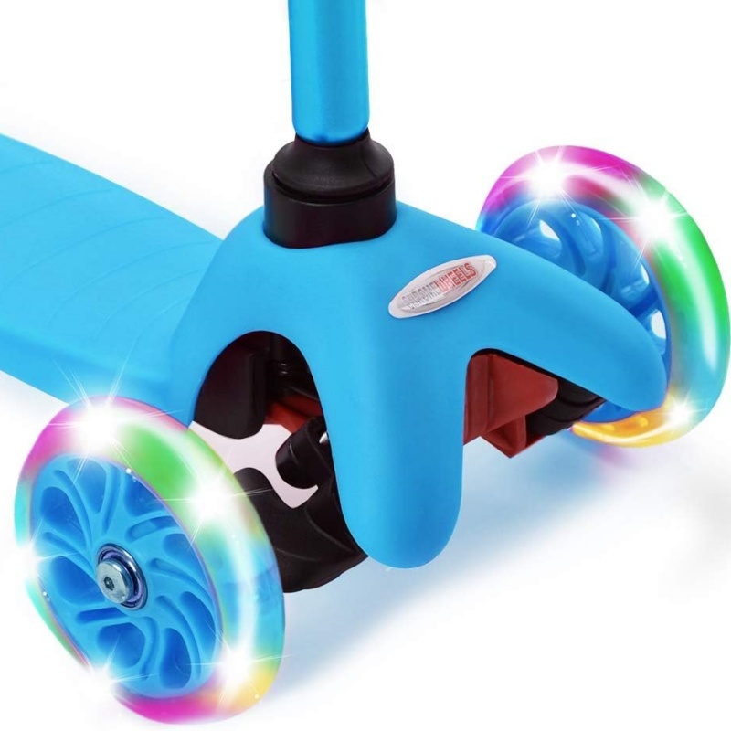 Kids Child Kick Push Scooter 3 Wheels LED Flashing Tilt Lean Boys Girls Scooter - Image 7