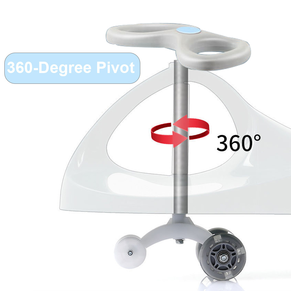Swing Car Ride On Swivel Scooter Childrens Toy Kids Wiggle Gyro Twist & Go Gift - Image 7