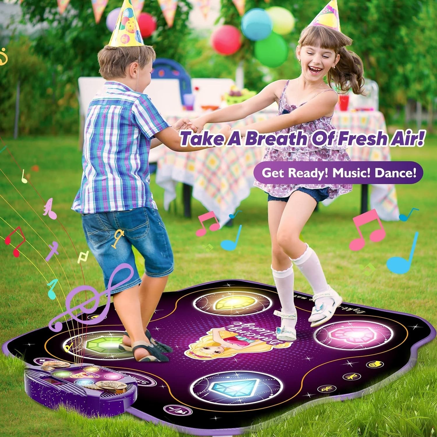 Dance Mat Toys For 3-12 Year Old Kids Electronic Dance Pad Children's Gift UK - Image 2